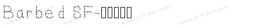 Barbed SF字体转换